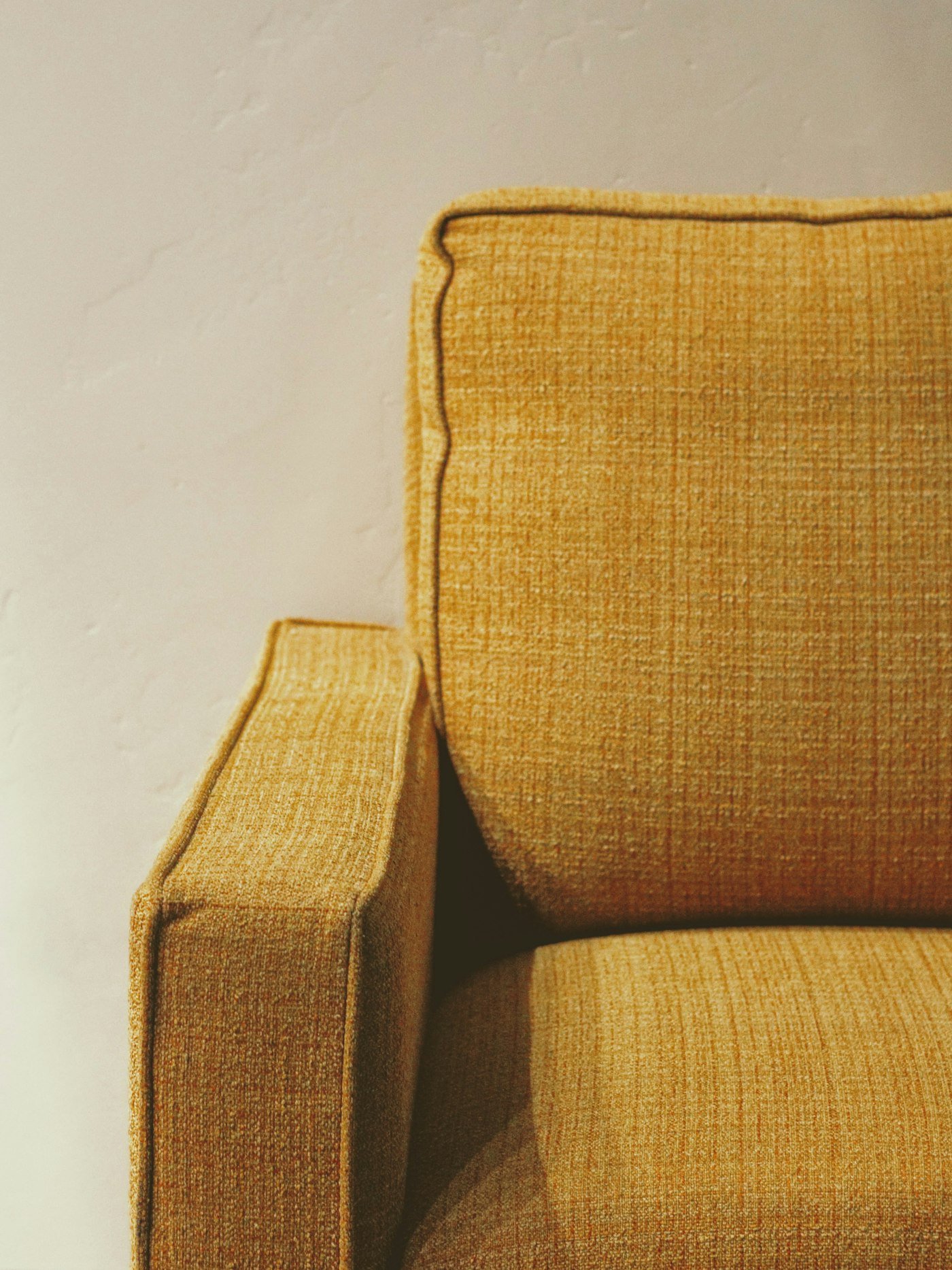 Reupholstered sofa